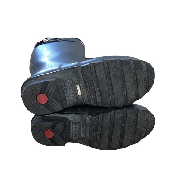 Hunter Original Black Matte Tall Rubber Rain Boots - Picture 8 of 10
